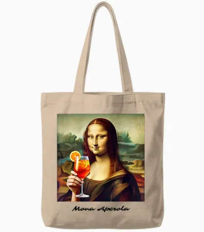 Mona Aperola | Holy Lisa Spritz Aperölchen Spritztour Team Tote Bags - Natural