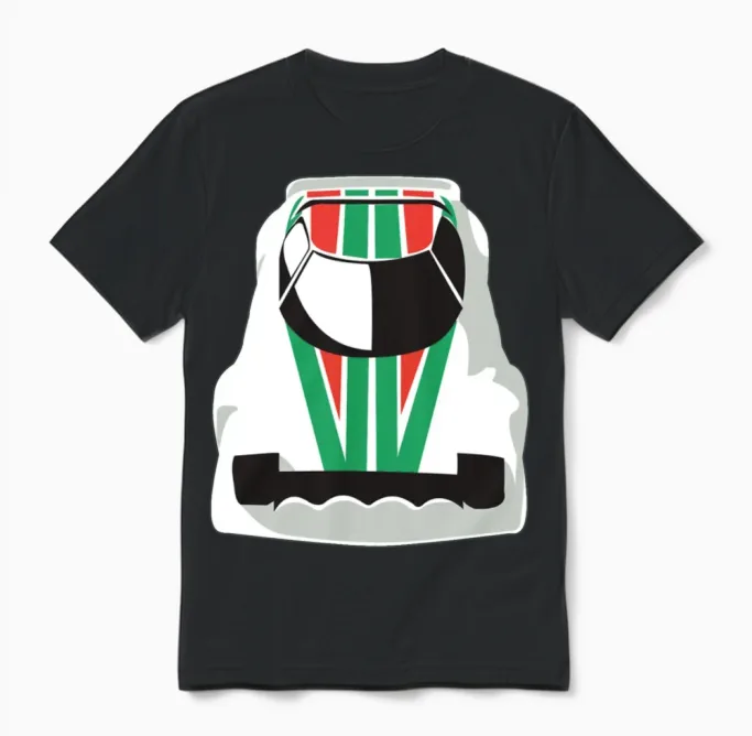 Lancia Stratos Rally Unisex T-Shirt in Black