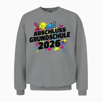 Grundschule Absolvent Abgänger Grundschule Abschluss 2026 Unisex Sweatshirt - Sport Grey
