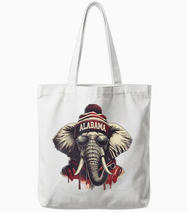 Alabama State Al Vintage Sports Lover Men Women Tote Bags in White