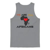 We Are All Africans Unisex Tank Top - Sport Grey – 1