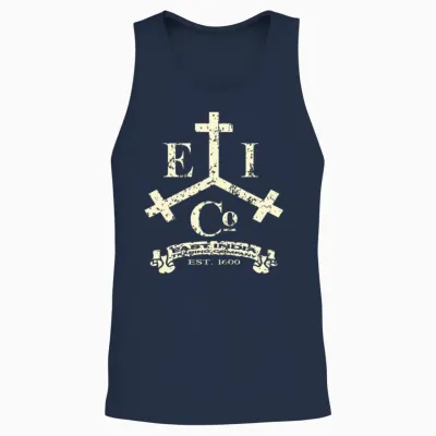 Pirates of the Caribbean East India Trading Compan Unisex Tank Top - Navy