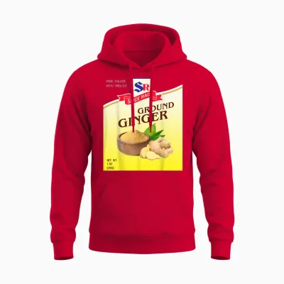 Ground Ginger Halloween Costume Unique Fun Foodie Unisex Hoodie - Red