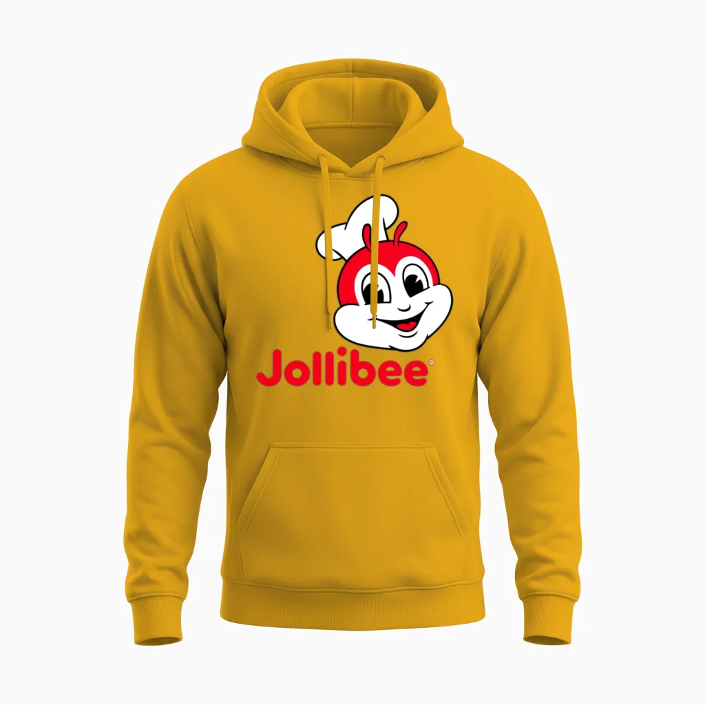 Jollibee Fast Food Chain Unisex Hoodie in Gold