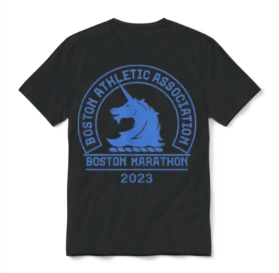 Boston Marathon 2023 Unisex T-Shirt - Black