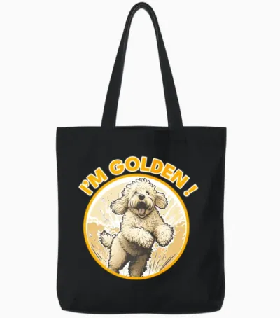 Cool Dog Tote Bags - Black