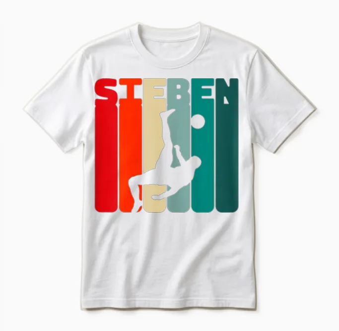 7. Geburtstag Fußballer 7 Jahre Fußball Jungs Unisex T-Shirt in White