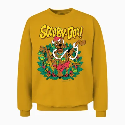 Scooby Doo Christmas Unisex Sweatshirt - Gold