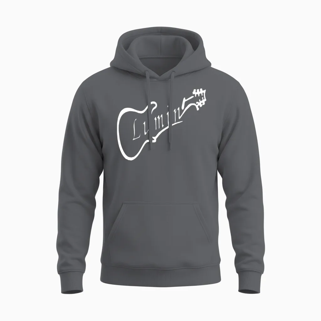 Lumin Official Logo Fan Merch Unisex Hoodie in Charcoal