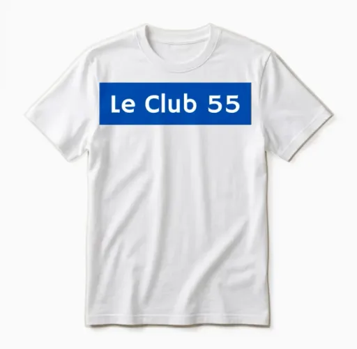 Le Club 55 Saint-Tropez, France - Famous Places Unisex T-Shirt in White