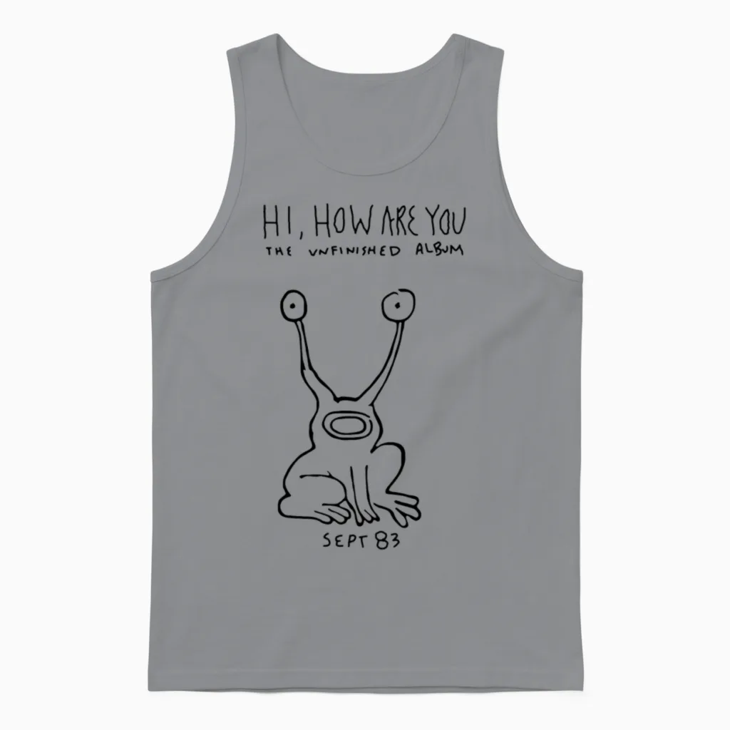 Hi, How Are You Unisex Tank Top in Sport Grey