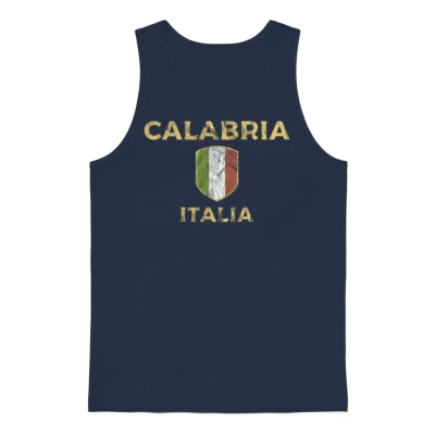 Calabria Italia Calabria Italy Unisex Tank Top - Navy