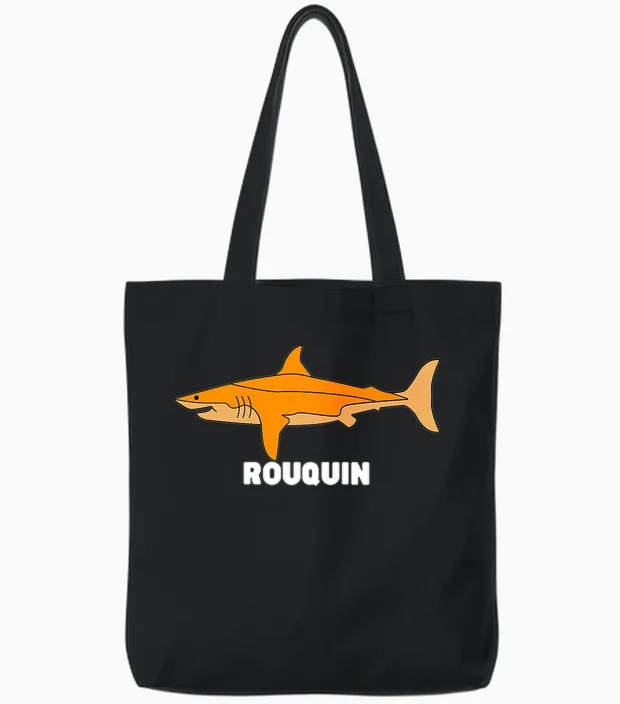 Idée Cadeau Pour Roux | Rouquin | Requin Roux T-Shirt Haut De Gamme Tote Bags in Black