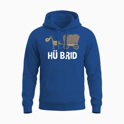 Hü Brid - Lustiges Hybrid Auto/pferd Unisex Hoodie - Royal