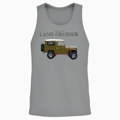 Toyota Land Cruiser J40 Off-Road Car Unisex Tank Top - Sport Grey