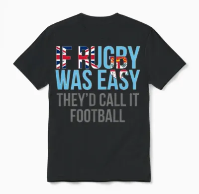 Funny Fiji Rugby Unisex T-Shirt - Black
