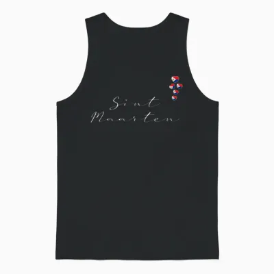 Sint Maarten Unisex Tank Top - Black