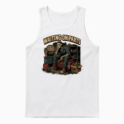 Car Technician Men Auto Repair Mechanic Unisex Tank Top - White