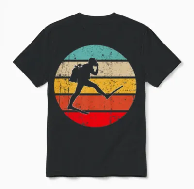 Dive Retro Unisex T-Shirt - Black