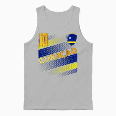 Curacao Flagge Curacaoan Pride Lovers Unisex Tank Top - Ash