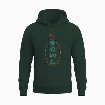 Bowling Pin Big Lebowski Unisex Hoodie - Forest