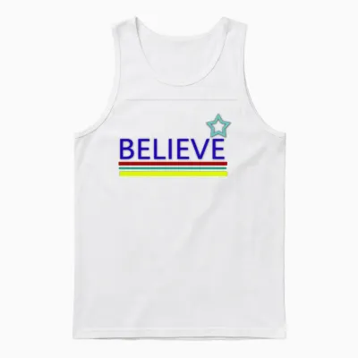Zayan4 Unisex Tank Top - White