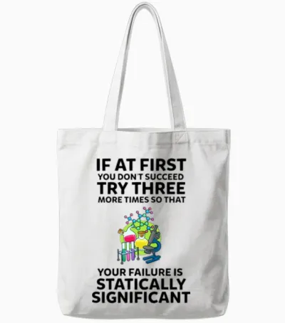 Science Teacher Funny Science Tote Bags - White