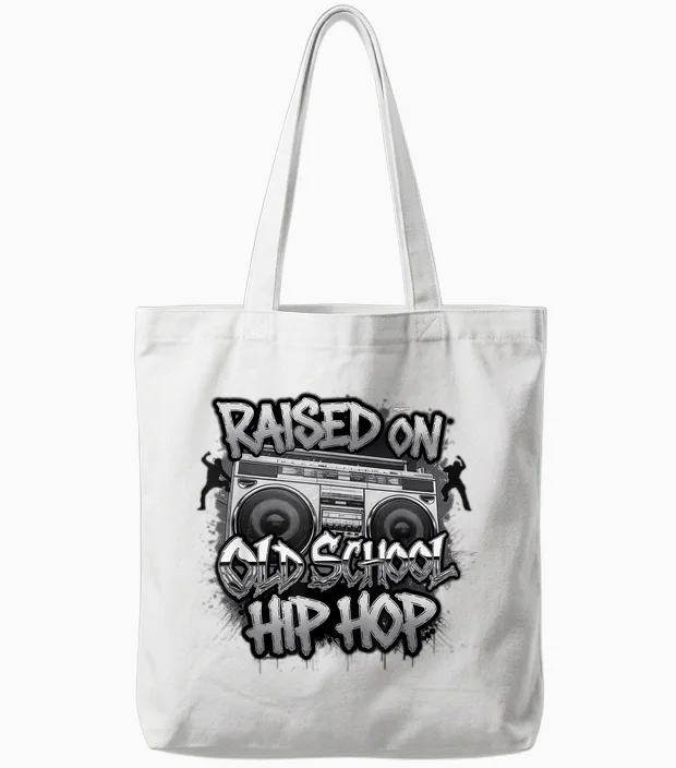 Hiphop Geschenk Für Jungs Mädchen Freestyle Graffiti Music Tote Bags in White