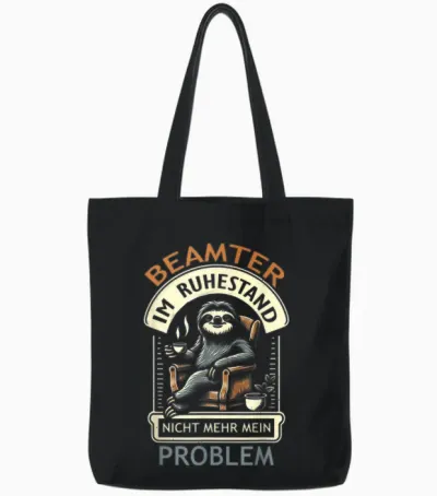 Ruhestand Beamter Geschenk Pension Tote Bags - Black