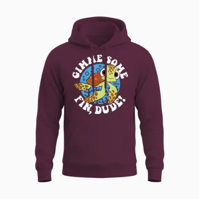 Finding Nemo - Gimme Some Fin, Dude! Unisex Hoodie - Maroon