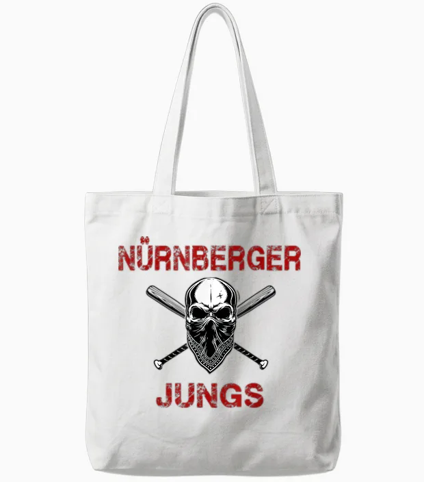 Ultras Nürnberg Nürnberger Jungs Fußball Tradition Fcn Tote Bags in White