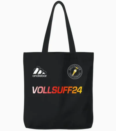 Vollsuff 24 – X Malle Soft Jersey Germany Beer T-Shirt, Black Tote Bags - Black