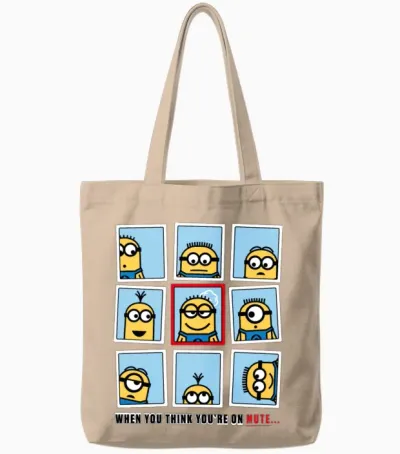 Minions Home Office Problems Tote Bags - Natural