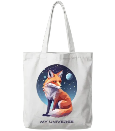 Space Animal Designs for Gifts Tote Bags - White