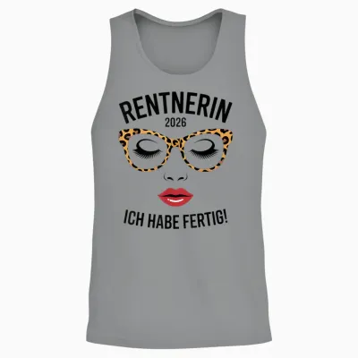 Pensioner 2026 Women's Retirement Retirement Unisex Tank Top - Sport Grey