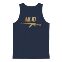 Ak 47 Unisex Tank Top - Navy – 1
