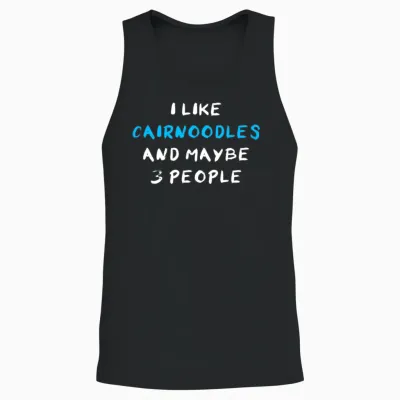 Cairnoodle Funny Unisex Tank Top - Black