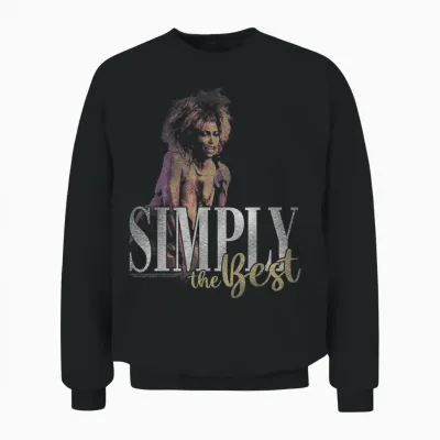 Tina Turner Simply the Best Unisex Sweatshirt - Black
