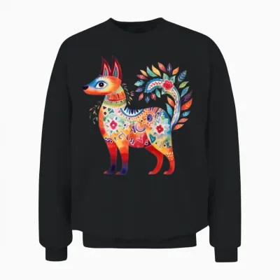 Dog Unisex Sweatshirt - Black