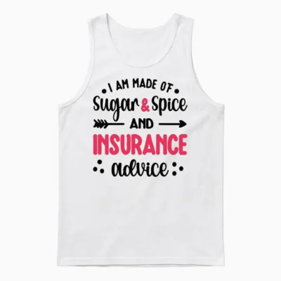 Insurance Agent Gifts for Women Insurance Broker Unisex Tank Top - White