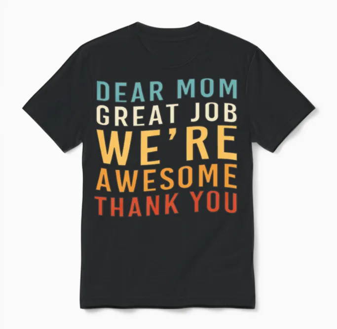 Single Mom Mothers Day Single Parent Unisex T-Shirt in Black