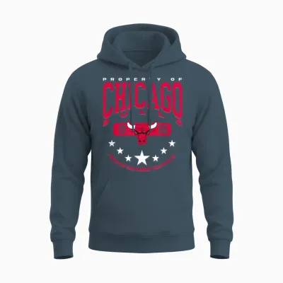 Nba-Offizieller Chicago Bulls Rising Star Unisex Hoodie - Dark Heather
