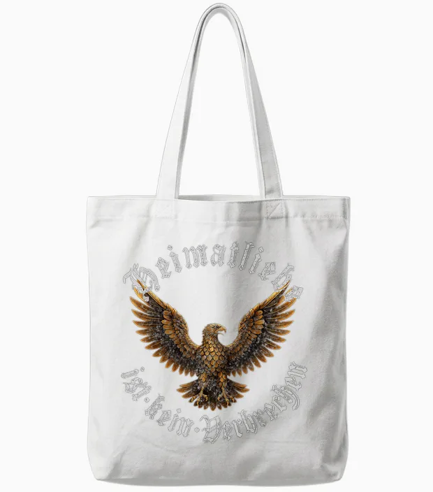 Heimatliebe Ist Kein Verbrechen - Deutschland Adler Klassik Tote Bags in White