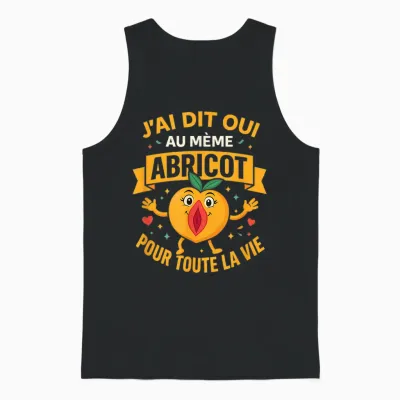J'ai Said Oui Le Same Apricot – Funeral Life of Boy Unisex Tank Top - Black