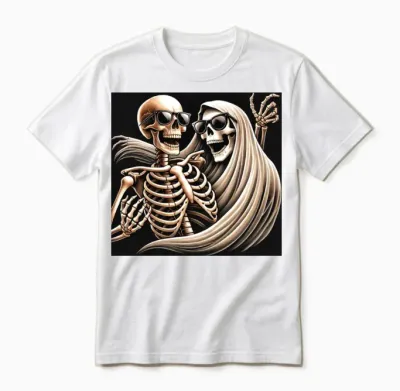 Funny Halloween Unisex T-Shirt - White