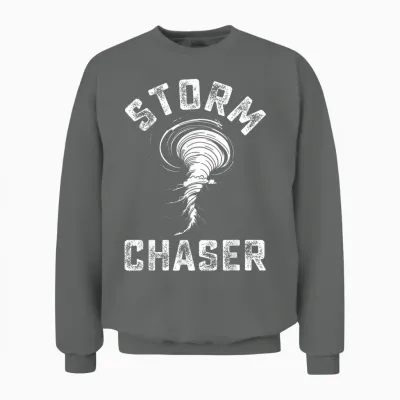 Costume De Chasseur De Tempête Tornado Twister Chasers Enfants Garçons Hommes Unisex Sweatshirt - Graphite Heather