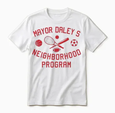Mayor Daley's Neighborhood Program Unisex T-Shirt - White