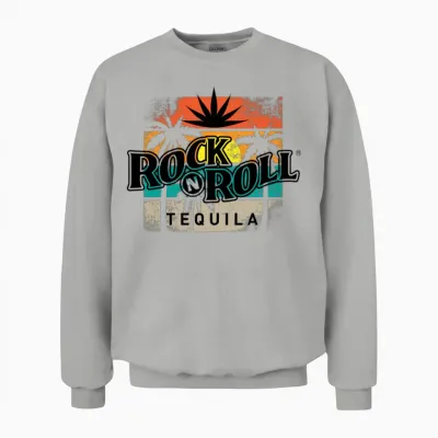 Rock N Roll Tequila Eighth Collection Unisex Sweatshirt - Ash
