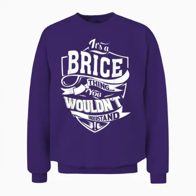It's a Gift from Brice Unisex Sweatshirt - Purple