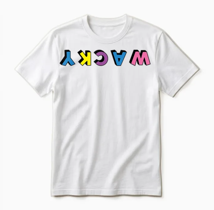 Wacky Costume Mismatch Day Outfit Unisex T-Shirt in White